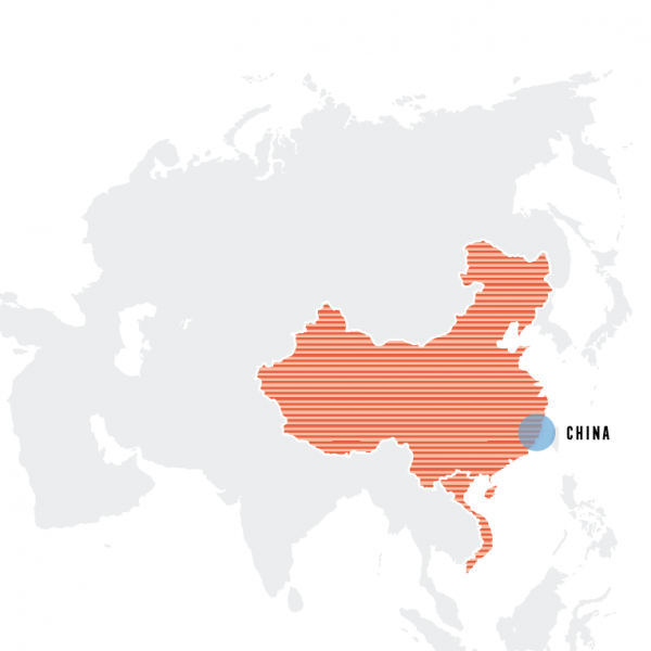 outline map of china