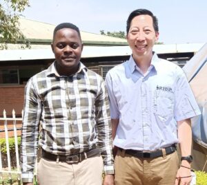 Photo-of-Nicholus-with-Prof.-Larry-in-Uganda
